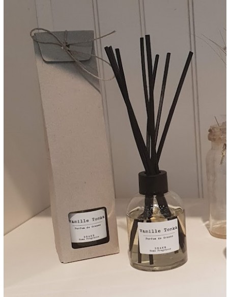 Diffuseur de parfum à bâtonnets ambiance maison Vanille 100 ml