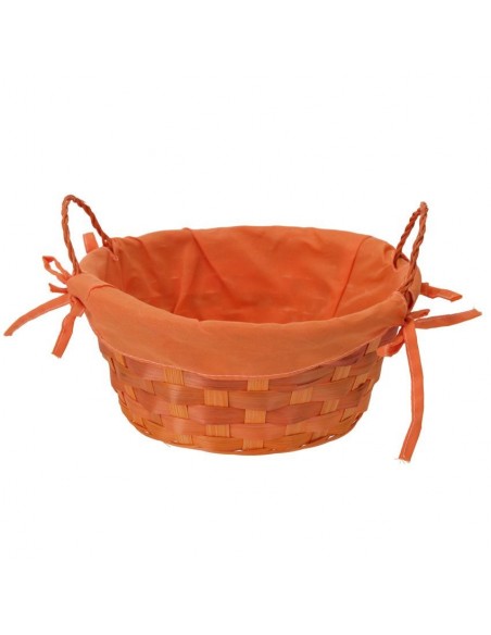 Panier tressé de Pâques dia 22 cm orange