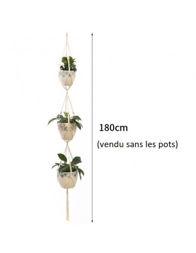 Double Suspension Macramé – Pots de Fleurs and Co