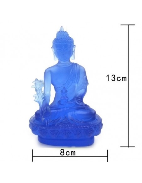 Statue design Bouddha Bleu