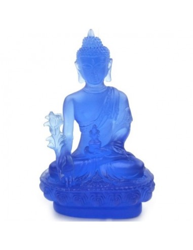 Statue design Bouddha Bleu