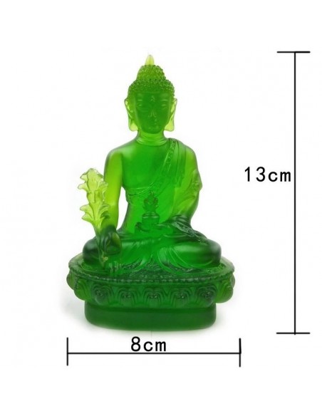Statue design Bouddha Vert