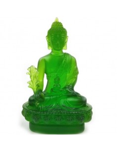 Statue design Bouddha Vert