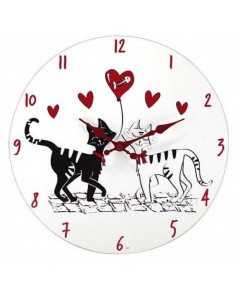 Horloge murale Chat