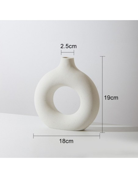Vase design moderne circulaire