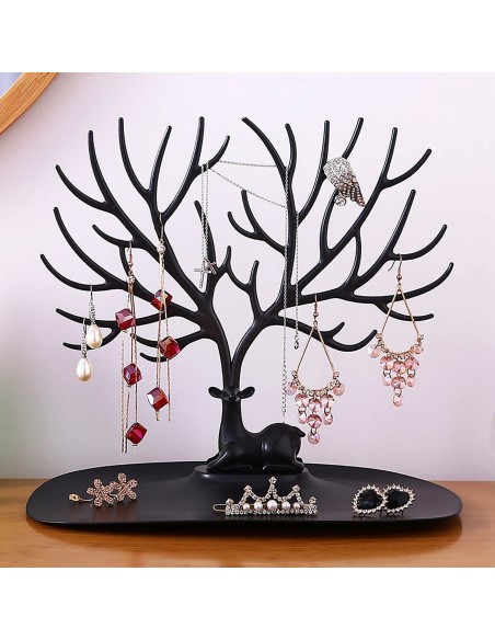 Porte bijou arbre de vie coloris noir