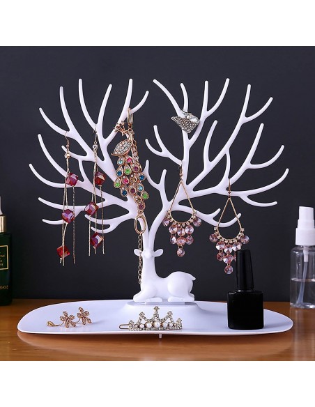 Porte bijou arbre de vie coloris blanc