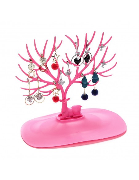 Porte bijou arbre de vie coloris rose