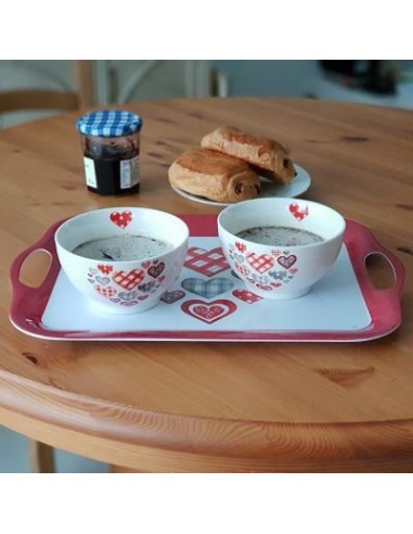 Ensemble petit déjeuner Coeur