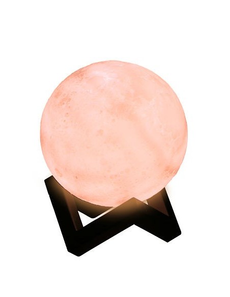 Lampe Lune 3D, 3 Couleurs lampe d'ambiance, veilleuse rechargeable lampe de  chevet enfant, Pour Chambre Salon lampe de décoration, cadeaux pour femme,  Cadeau pour Anniversaire No?l(12CM)