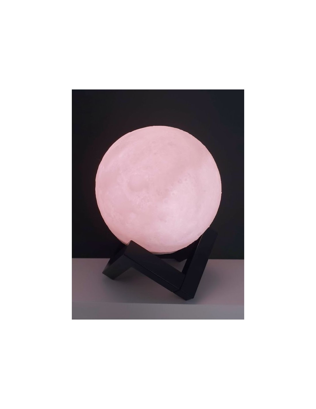 Lampe Lune 3d, Veilleuse Led Lampe Luna Tactile 3 Couleurs, Usb  Rechargeable Veilleuse Lune Pour Chambre Salon Caf Cadeau Anniversaire  Nol--touch Tri 