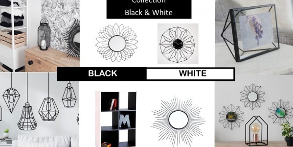 Collection Black and White - Pour une déco moderne et stylisée